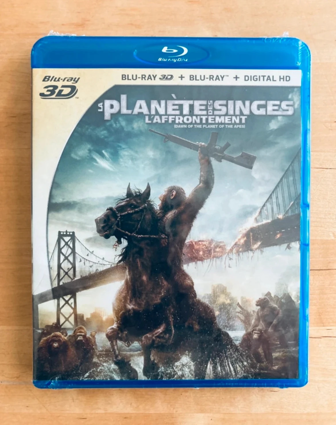 Blu-ray 3D La planète des singes: l’affrontement.